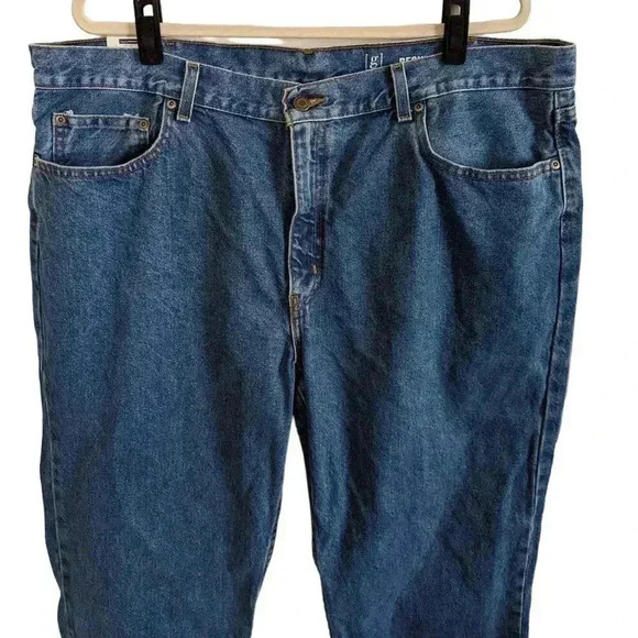 George Regular Fit Straight Leg Jeans Size 42X30 - Picture 2 of 4